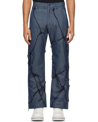 Who Decides War Add Edition Padded Trousers - Blue