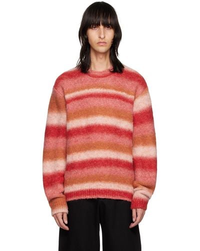 WOOYOUNGMI Striped Jumper - Red