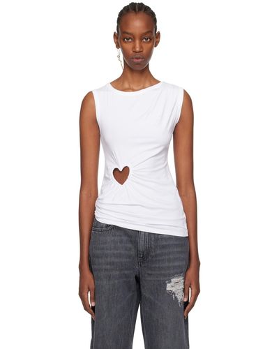 Ambush Heart Shape Tank Top - Black