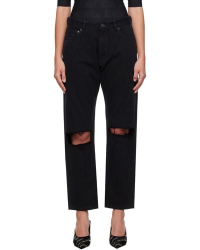Balenciaga Buckle Jeans - Black