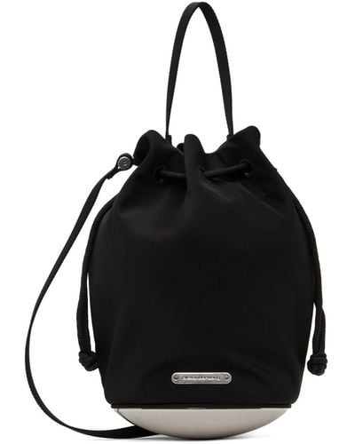 Alexander Wang Mini Dome Bucket Bag - Black