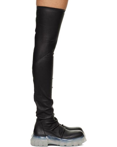 Rick Owens Luxor Bozo Thigh-high Boots - Black