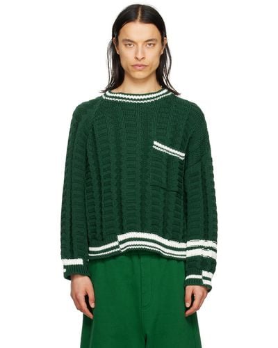 MERYLL ROGGE Striped Sweater - Green