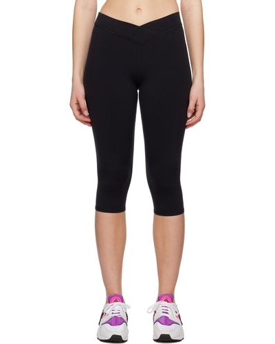 Alo Yoga Airbrush V-cut Define Capri leggings - Black