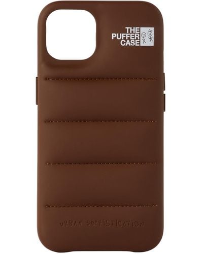 Urban Sophistication 'the Puffer' Iphone 13 Case - Brown