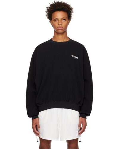 we11done Basic 1506 Sweatshirt - Black