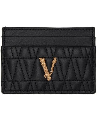 Versace Virtus カードケース - ブラック