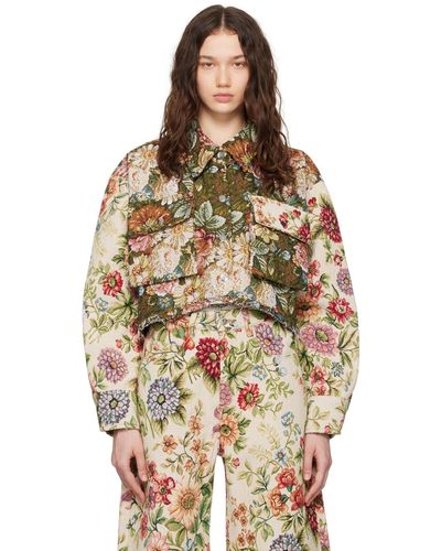 Marques'Almeida Marques Almeida Multicolour Floral Jacket