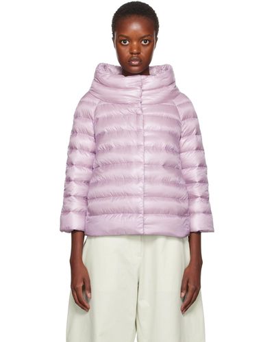 Herno Purple Sofia Down Jacket - Pink