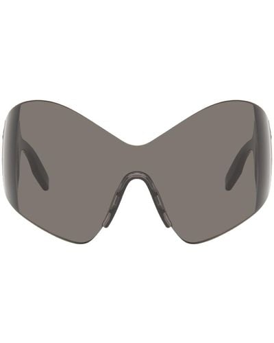 Balenciaga Mask Butterfly Sunglasses - Gray