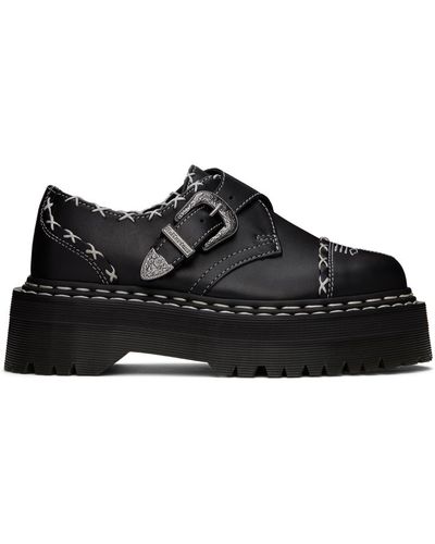 Dr. Martens Monk Gothic Americana Loafers - Black