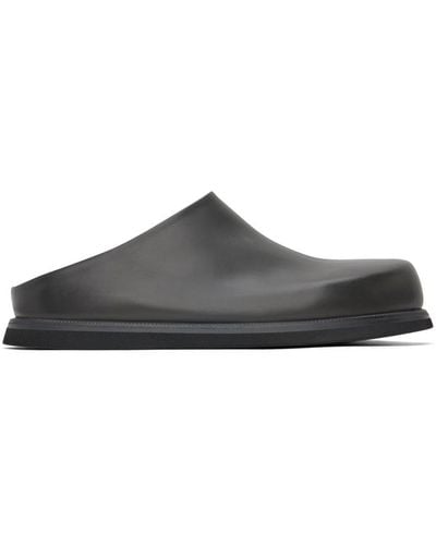 Marsèll Gray Sabot Loafers - Black