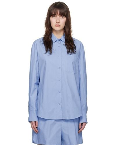 Frankie Shop Lui Shirt - Blue