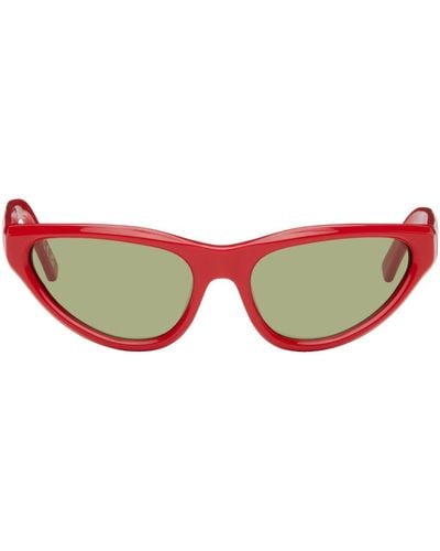 Marni Red Mavericks Sunglasses - Green