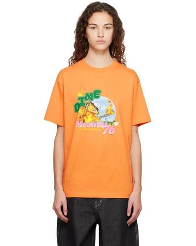 Dime Biosphere Tシャツ - オレンジ