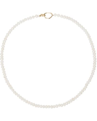 Faris Seed Necklace - White