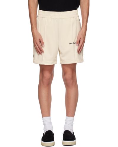 Palm Angels Off-white New Classic Track Shorts - Black