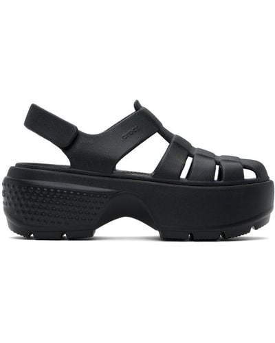 Crocs™ Stomp Fisherman Sandals - Black