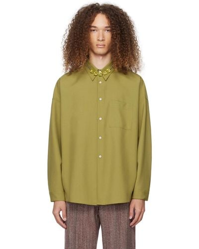 Marni Green Button-down Shirt