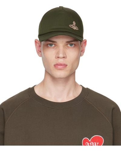Vivienne Westwood Green Embroidered Cap