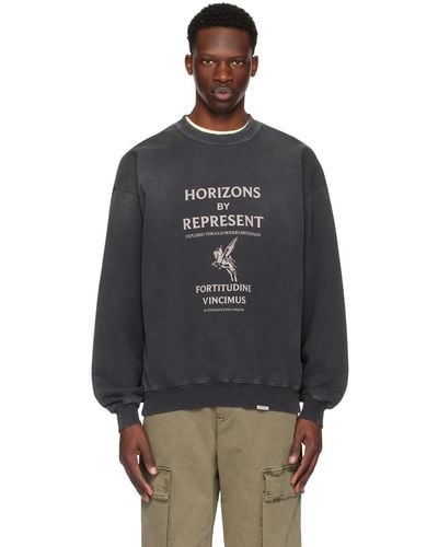 Represent 'horizons' Sweatshirt - Black