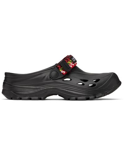 Lanvin Black Suicoke Edition Mok Curb Sandals