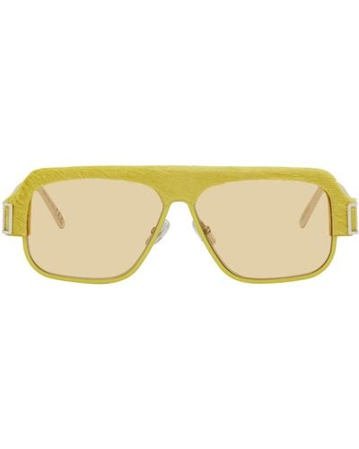 Marni Yellow Burullus Sunglasses - Black