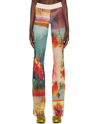 Jean Paul Gaultier Pantalon de détente 'the scarf' e - Multicolore