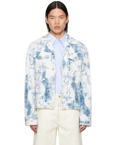Feng Chen Wang Printed Jacket - Blue