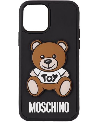 Moschino Teddy Bear Iphone 12 Pro Maxケース - ブラック