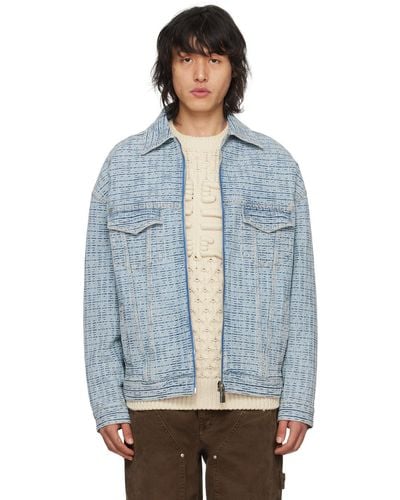 Givenchy 4g Denim Jacket - Blue