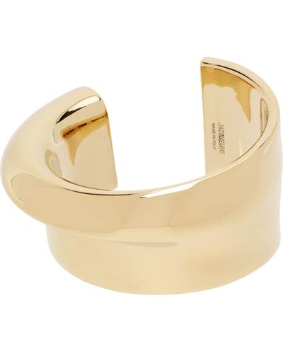 Jacquemus Le Chouchou 'le Bracelet J' Bracelet - Metallic