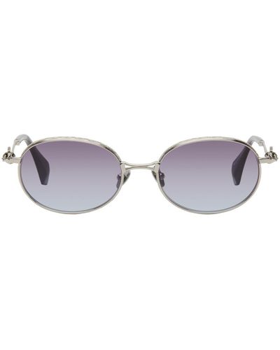 Vivienne Westwood Oval Metal Sunglasses - Black