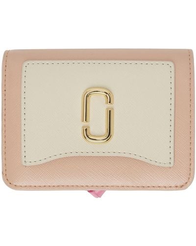Marc Jacobs Off- 'The Utility Snapshot Mini Compact' Wallet - Natural