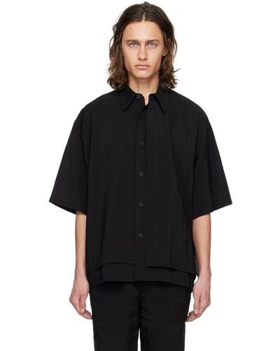 LE17SEPTEMBRE Layered Shirt - Black