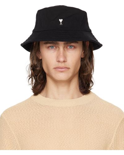 Ami Paris Ami De Cœur Bucket Hat - Natural