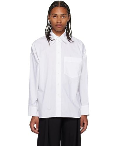 Low Classic Sleeve Point Shirt - White