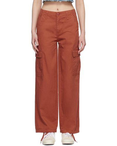 Levi's Orange '94 baggy Trousers - Red