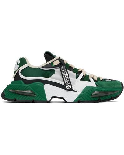 Dolce & Gabbana Airmaster Sneakers With Inserts - Green