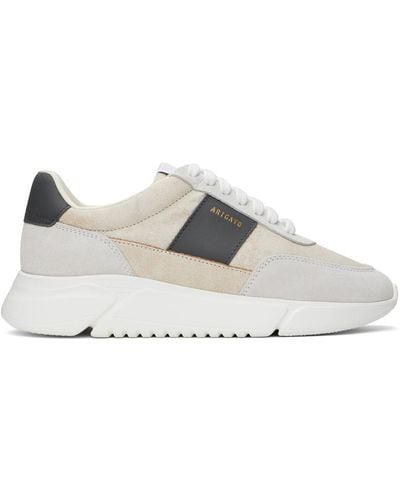 Axel Arigato Beige & Gray Genesis Vintage Sneakers - Black