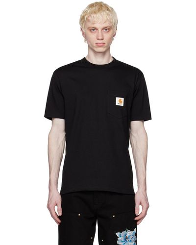 AWAKE NY T-shirt noir à poche édition carhartt wip