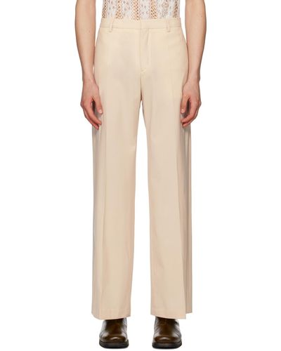 Cmmn Swdn Otto Trousers - Natural