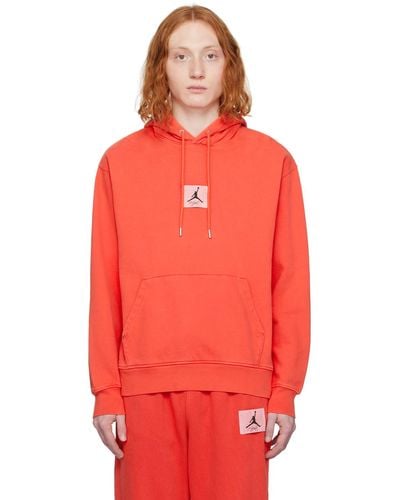 Nike Pull à capuche statement rouge - Orange