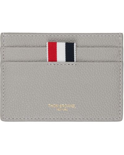 Thom Browne Leather Card Holders for Men - Up to 61% off