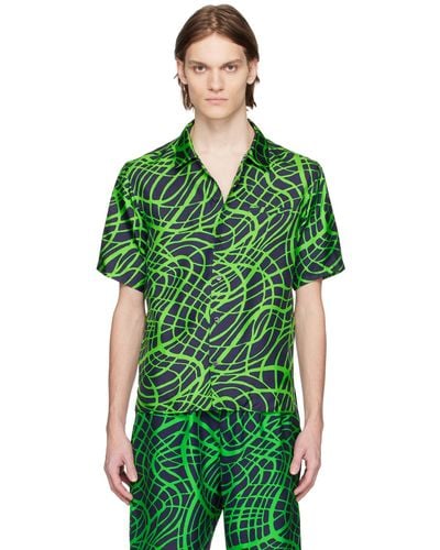 Moschino Wave Shirt - Green