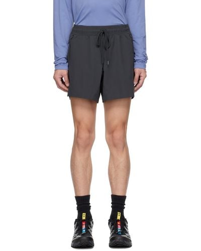 Alo Yoga Grey On-set Shorts - Black