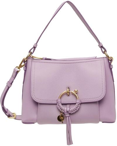 See By Chloé Small Joan Crossbody Shoulder Bag - Purple