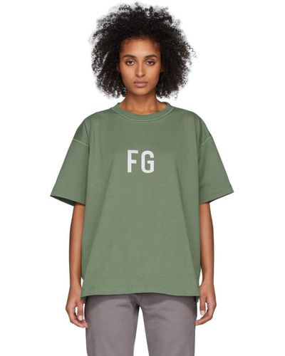 Fear Of God Green Fg T-shirt