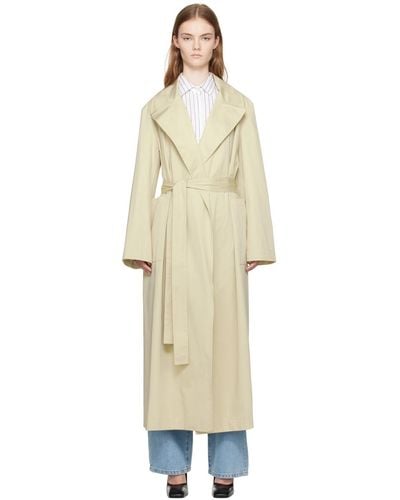 Rohe Self-Tie Trench Coat - Natural