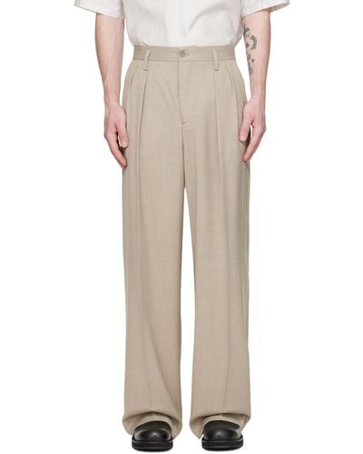 Filippa K Wide Trousers - Natural